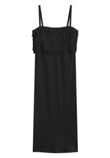 Kleider HUGO BOSS BLACK Kleid Dalaser mit Laser-Cut Schwarz (001)