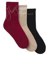 Produktbild 1 von HUGO Dreier-Pack kurze Socken in Braun.