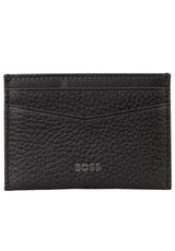 Produktbild 1 von HUGO BOSS BLACK Karten-Etui New Crosstown aus Nappaleder in Schwarz.