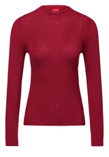 Pullover & Strickjacken HUGO Strickpullover Sallya mit Kaschmiranteil Rot (643)