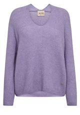 Produktbild 1 von MOS MOSH Strickpullover Thora in Lila.