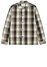 Produktbild 1 von Les Deux Overshirt mit Karo-Muster in Beige.