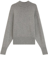 Produktbild 1 von HUGO Strickpullover Sorellenio mit Stehkragen in Grau.