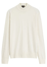 Produktbild 1 von HUGO BOSS BLACK Pullover Bjarno aus Merinowolle in Off-White.