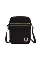 Taschen FRED PERRY Umhängetasche mit Sportband samt Streifendesign Schwarz (102) ONESIZE