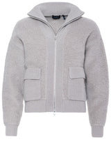Produktbild 1 von ELIAS RUMELIS Strickjacke aus reiner Wolle in Grau.