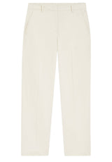 Hosen HUGO BOSS BLACK Hose Tecarino aus elastischer Baumwolle Off-White (131)
