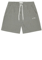 Bademode Les Deux Badehose Stan Stripe Seersucker Schwarz (100)