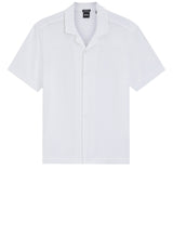 Hemden HUGO BOSS BLACK Kurzarmhemd H-Powell Weiß (100)