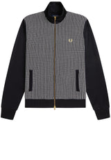 Jacken & Mäntel FRED PERRY Trainingsjacke mit Strick Schwarz (102)