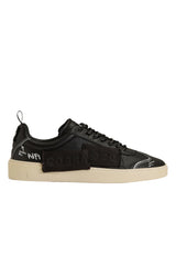 Schuhe DSQUARED2 Sneaker mit Aufnähern Schwarz (M436)