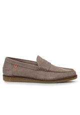 Schuhe VAN BOMMEL Loafer aus Wildleder Braun (2)