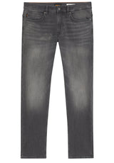 Jeans HUGO BOSS ORANGE Jeans Delaware mit Whiskers Grau (022)