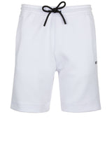 Hosen HUGO BOSS GREEN Sweatshorts mit Logo-Detail Weiß (100)