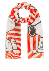 Schals & Tücher Codello Schal mit Snoopy-Motiv Rot (RED2) ONESIZE