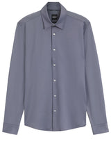 Hemden HUGO BOSS BLACK Hemd P-Roan aus Performance-Stretch Blau (404)
