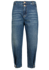 Produktbild 1 von LIU.JO Jeans mit großen Zierknöpfen in Blau.