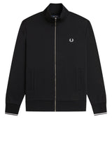 Sweat FRED PERRY Sweatjacke mit Lorbeerkranz Schwarz (198)