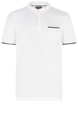 Jersey DANIEL HECHTER Poloshirt mit Logo-Stickerei Weiß (010)