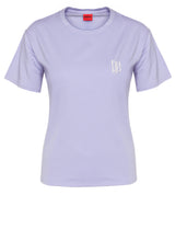 Bodywear HUGO Pyjama-T-Shirt aus Stretch-Jersey Lila (520)
