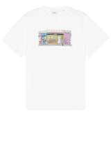 Produktbild 1 von Les Deux T-Shirt mit farbenfrohem Print in Weiß.