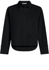 Produktbild 1 von PENN&INK N.Y Bluse mit aufgesetzter Brusttasche in Schwarz.