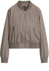 Produktbild 1 von HUGO BOSS BLACK Blouson Jamayati mit seitlichen Pattentaschen in Beige.