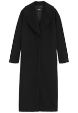 Produktbild 1 von HUGO BOSS BLACK Mantel Capony mot Oversize-Revers in Schwarz.