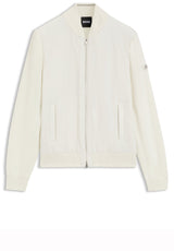Produktbild 1 von HUGO BOSS BLACK Bomberjacke Levaio in Off-White.