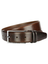 Gürtel HUGO BOSS BLACK Ledergürtel Carmello Braun (214)
