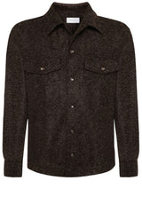 Produktbild 1 von BALDESSARINI Overshirt Ove-3 mit Pattentaschen in Braun.