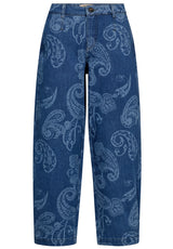 Jeans MOS MOSH Jeans Paisley-Muster Blau (493)
