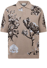 Jersey DRYKORN Strick-Poloshirt Tamian Braun (1507)