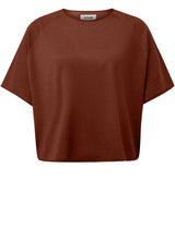 Pullover & Strickjacken DRYKORN Strickshirt Moeny mit überschnitttenen Schultern Braun (1217)