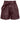 Hosen IYITO Ledershorts mit Bindegürtel Braun (125)