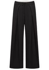 Produktbild 1 von RAFFAELLO ROSSI Hose mit Bundfalten in Schwarz.