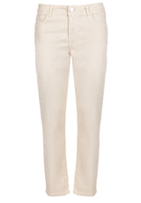 Jeans Goldgarn Jeans mit geradem Bein Cremefarben (1001)