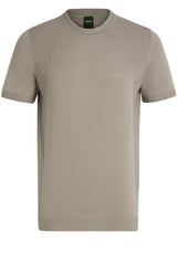 Pullover & Strickjacken HUGO BOSS GREEN Strickshirt Momentum Lite mit Logo-Print Oliv (334)