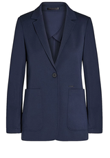 Blazer ALPHA TAURI Blazer mit aufgesetzten Taschen Blau (F803)