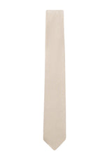 Krawatten, Einstecktücher & Fliegen HUGO BOSS BLACK Krawatte aus Leinen-Seiden-Mix mit Jacquard-Struktur Beige (286) ONESIZE