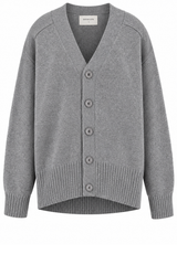 Pullover & Strickjacken Deblon Sports Cardigan mit Melange-Effekt im Oversize-Fit Grau (704) ONESIZE