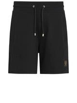 Hosen BELSTAFF ENGLAND Sweatshorts aus Baumwollfleece Schwarz (BLACK)
