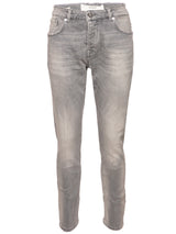 Jeans Goldgarn Jeans in schmaler Passform Grau (1050)
