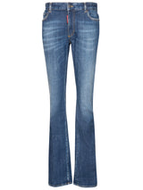 Jeans DSQUARED2 Jeans mit ausgestelltem Bein Blau (470)