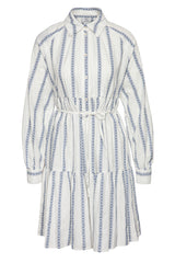 Kleider WOOLRICH Kleid mit Muster Off-White (8743)