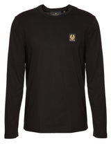 Langarm-T-Shirt von Belstaff, Aus reiner Baumwolle, Klassisches, zeitloses Design, Dezentes Branding, Lange Ärmel, Angenehmer Tragekomfort, Vielseitig kombinierbares Basic, Ideal für Alltag, Freizeit und Layering-Looks, Schlichte Belstaff-Ästhetik mit hochwertiger Note.