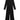 Kleider PATRIZIA PEPE Jumpsuit aus Crepe-Stoff Schwarz (K103)