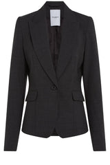 Blazer PENN&INK N.Y Blazer in schmaler Passform Grau (82M)