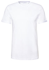 Jersey Les Deux T-Shirt Norregaard Tonal Weiß (201201)