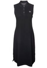 Kleider FRED PERRY Kleid Polo Blau (608)